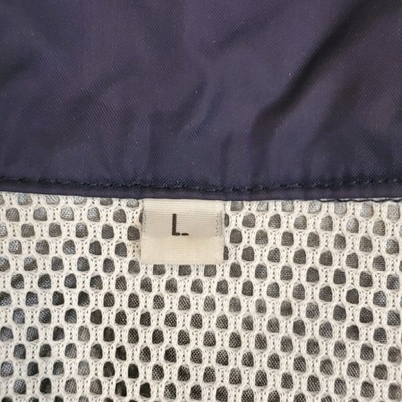 Vintage 90s Y2K Microsoft Blue Zipup Jacket Windbreaker‎ Embroidered Media Group - Picture 11 of 11